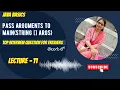 How to Pass Arguments to the main Method in Java Command-Line Arguments Interview Question