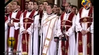 اللى ومزمور التوزيع الصوم الكبير للمعلم ابراهيم عياد وخورس الكلية الأكليركية 