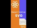 React-native SVG Icons