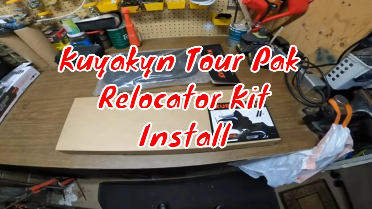 Kuryakyn Tour Pak Relocator Kit how to