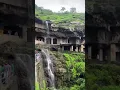 Lagu Ellora caves Maharashtra 😍📍#waterfall #elloracave #explore