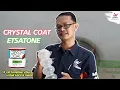 Lagu Cat Tampilan Etsa untuk Kaca \u0026 Metal ( Crystal Coat Etsatone )