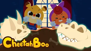 🦴 Hehe... Can We Put the Dinosaur Bones Together?! 🦖 | Dinosaurs for Kids | #Cheetahboo