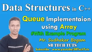 Queue Implementation Using Array Implementation of Queue using Array with Program Data Structure