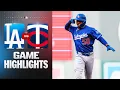 Dodgers vs Twins Game Highlights 26 MLB Highlights