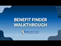Benefit Finder Walkthrough