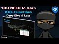 KQL Tutorial Series - You need to learn KQL Functions Labs included EP7