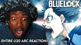 MANGA READER Reacts To The ENTIRE BLUE LOCK VS U20 ANIME ARC Blue lock ANIME REACTION