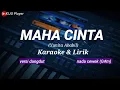Download Lagu MAHA CINTA - Yunita Ababil - Karaoke \u0026 Lirik - versi dangdut - nada cewek(G#m)
