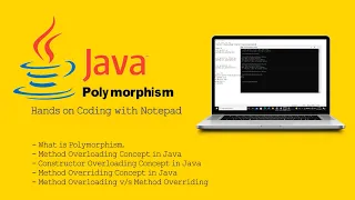 Polymorphism in Java Method Constructor Overloading Overriding Java Tutorial for Beginners