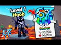 Lagu Starting Over as NOOB with OP SECRET in Survive Lava For Brainrots! (Roblox)
