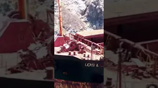 🤯 #Sailing To A Hurricane Damaged Cargo SHIP #surfing  #travel