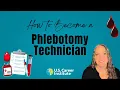 How to Become a Phlebotomist and begin your career in less than a year