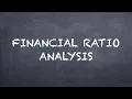 Financial Ratio Analysis Dr Deric