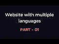 Part 01 Website with multiple language using tolgee js Part 01