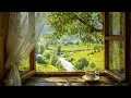 Cozy Countryside Morning 🍂  Let Nature Heal You -  River Flow & Birds Singing for Inner Peace