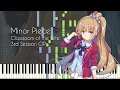 Download Lagu [FULL] Minor Piece - Classroom of the Elite Season 3 OP (Episode 1 ED) - Piano Arrangement