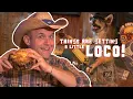 Jack Daniel s Burger and Brisket at Loco Coyote in Glen Rose Texas