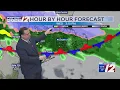 WPRI 12 Weather Forecast for 26 Rain to snow tomorrow