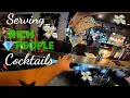 Bartending for Rich Clients Expensive Cocktails Wine Late Night Lounge pov