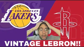 Download Lebron nag 360 Lakers vs Rockets Highlights | KyAF Reacts MP3