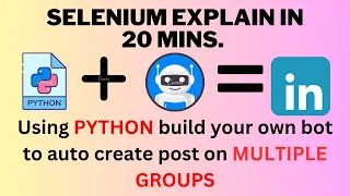 Automate LinkedIn Posts to Multiple Groups with Python Selenium Step-by-Step Tutorial