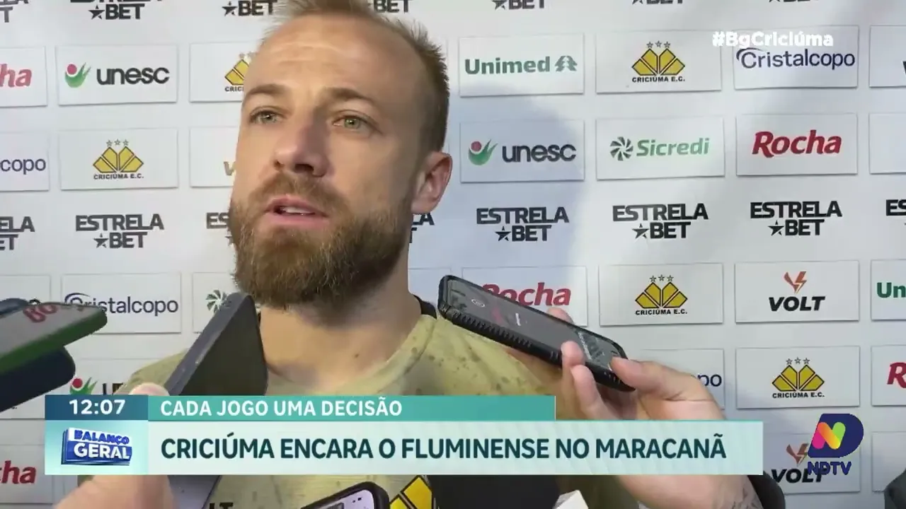 Brasileirão: Criciúma visita o Fluminense no Maracanã nesta terça