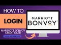 How to Login to Marriott Bonvoy Credit Card Account