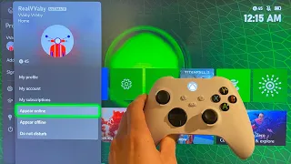 Xbox Series How to Change Online Status Tutorial Appear Do Not Disturb
