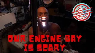 This could have gone really bad | LOTS of boat-work Ep 1