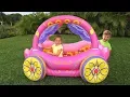 Diana Pretend Play with Princess Carriage Inflatable Toy