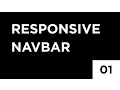 Responsive Navbar Tutorial - 01