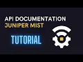How to use the new Juniper Mist API Documentation