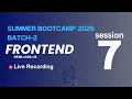 Frontend Session 7