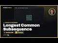 Longest Common Subsequence - LeetCode 1143 2-D Grid Memo DP JavaScript