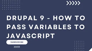 How to pass variable to JS in Drupal Drupal 10 Tutorial