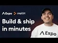 AI mobile app development with Replit and Expo