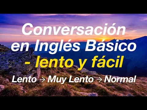Download MP3 Conversación en Inglés Básico - lento y fácil (Aprende Inglés)
