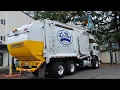 Lemay 2068 wittke peterbilt 520 front loader on garbage