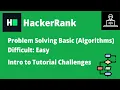 Resolviendo Intro to Tutorial Challenges en HackerRank B-Coding