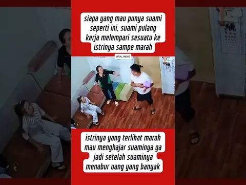 Suami Lempar Muka Istri Pakai Duit!