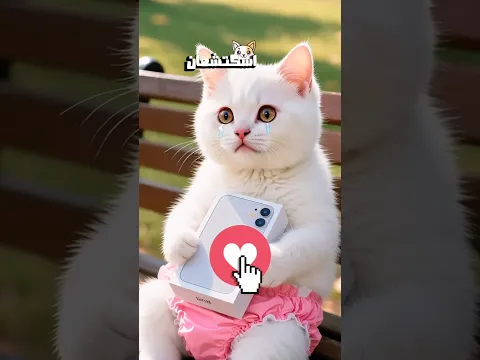 القطة مياو خدت ايفون مقابل ابوها 😱😨