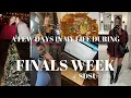 FINALS WEEK AT SDSU study with me managing stress getting in the holiday spirit