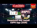 Download Install ESPN App Live Sports World Cup 2026 Updates Full Guide