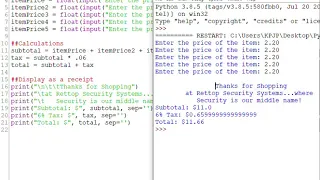 Using n t format in Python - Part 1 total purchase