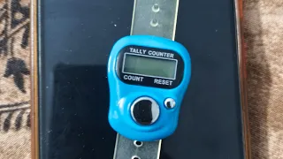 Counter Machine For Counting Hare Krishna Hare Rama