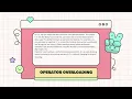 Lecture 18 Operator Overloading in C