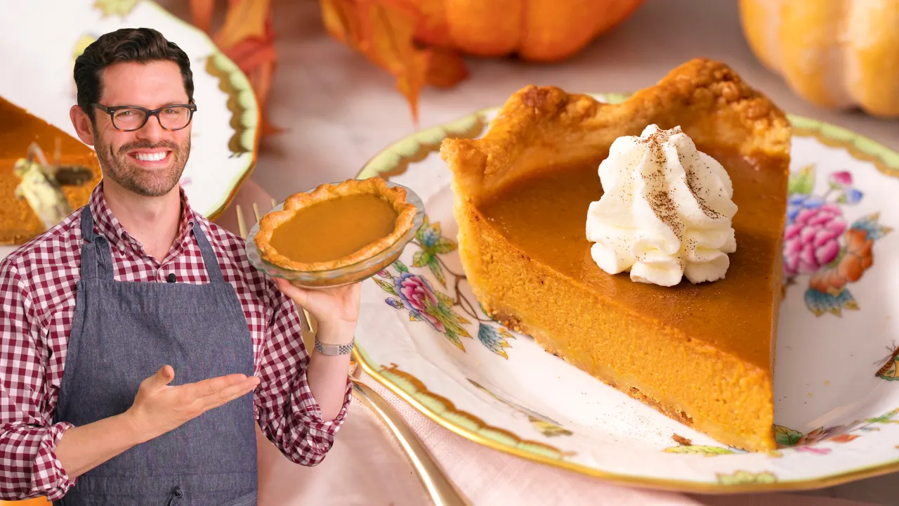 ... and over 760 more video recipes! I hope you enjoy this easy Thanksgiving Pumpkin Pie recipe! Che. 