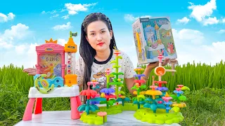 Changcady review máy hứng bi khủng long, giúp bạn Nhím cải thiện phản xạ vận động