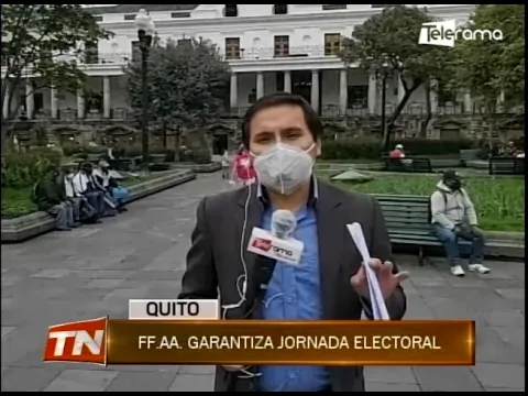 FF.AA. garantiza jornada electoral